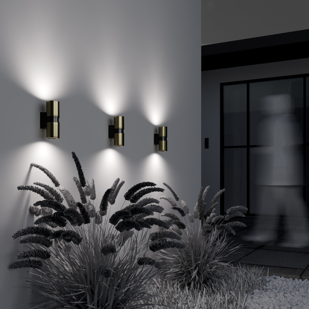 Maytoni Outdoor Bowery Настенный светильник (бра) цвет: латунь O582WL-02BS