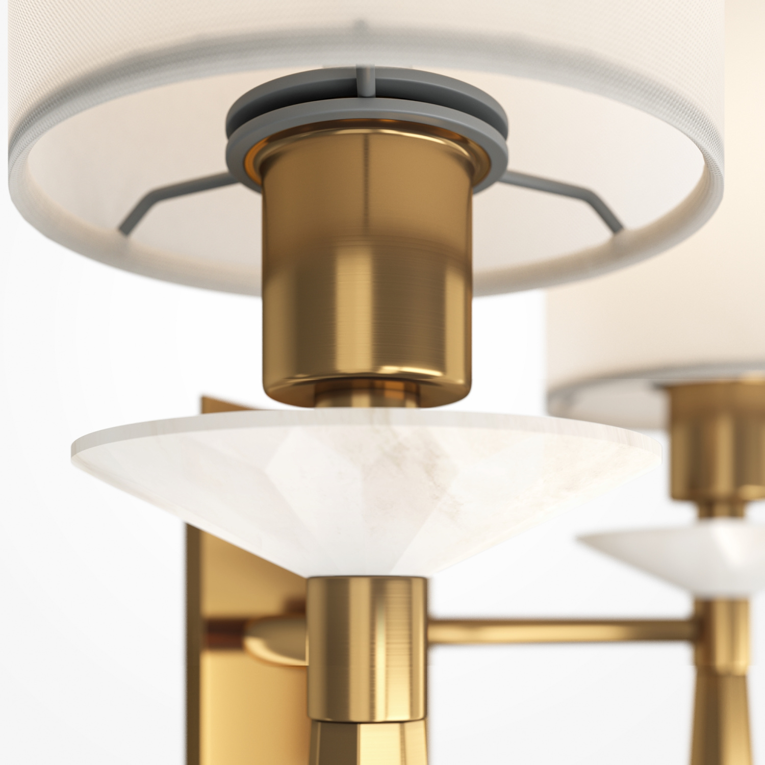 Maytoni Classic Bianco Настенный светильник (бра) цвет: латунь MOD224WL-02BS1