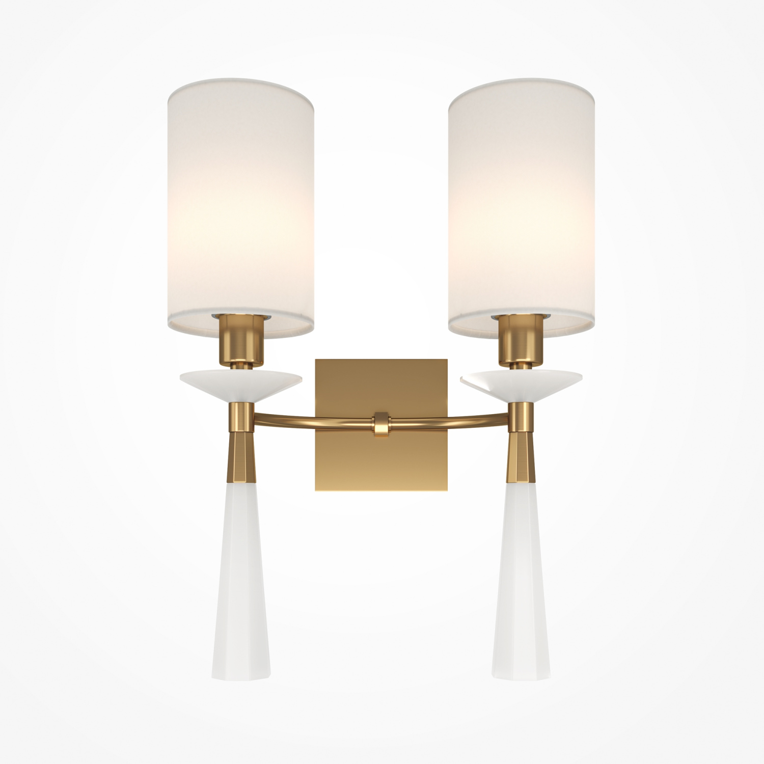 Maytoni Classic Bianco Настенный светильник (бра) цвет: латунь MOD224WL-02BS1