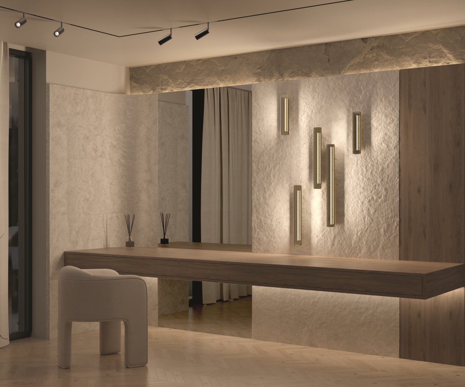 Maytoni Modern Maya Настенный светильник (бра) цвет: золото P091WL-L7G3K