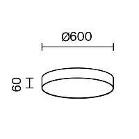 Maytoni Technical Zon Потолочный светильник цвет: белый C032CL-90W3K-RD-W