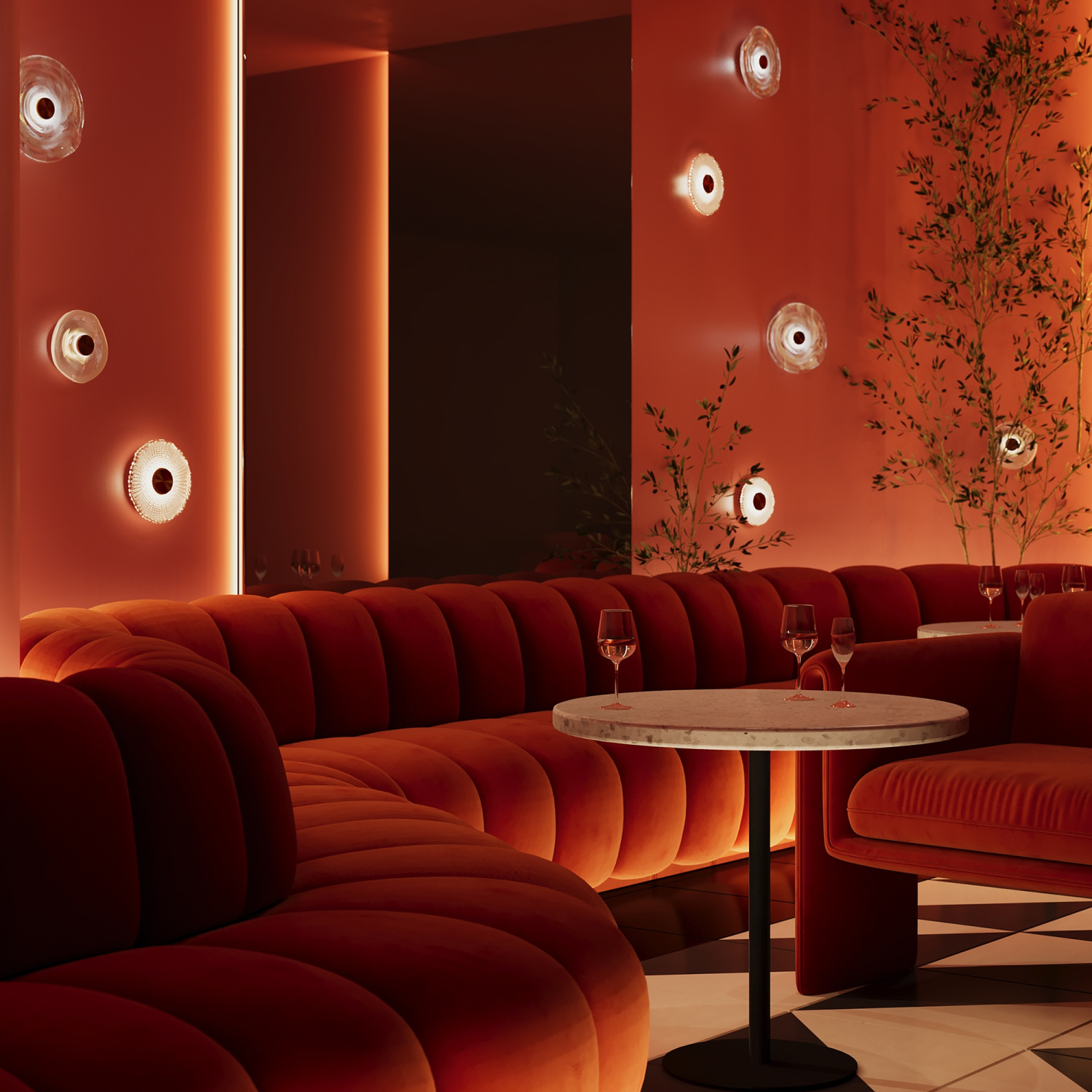 Maytoni Modern Sparkle Настенный светильник (бра) цвет: латунь MOD343WL-L5BS3K2