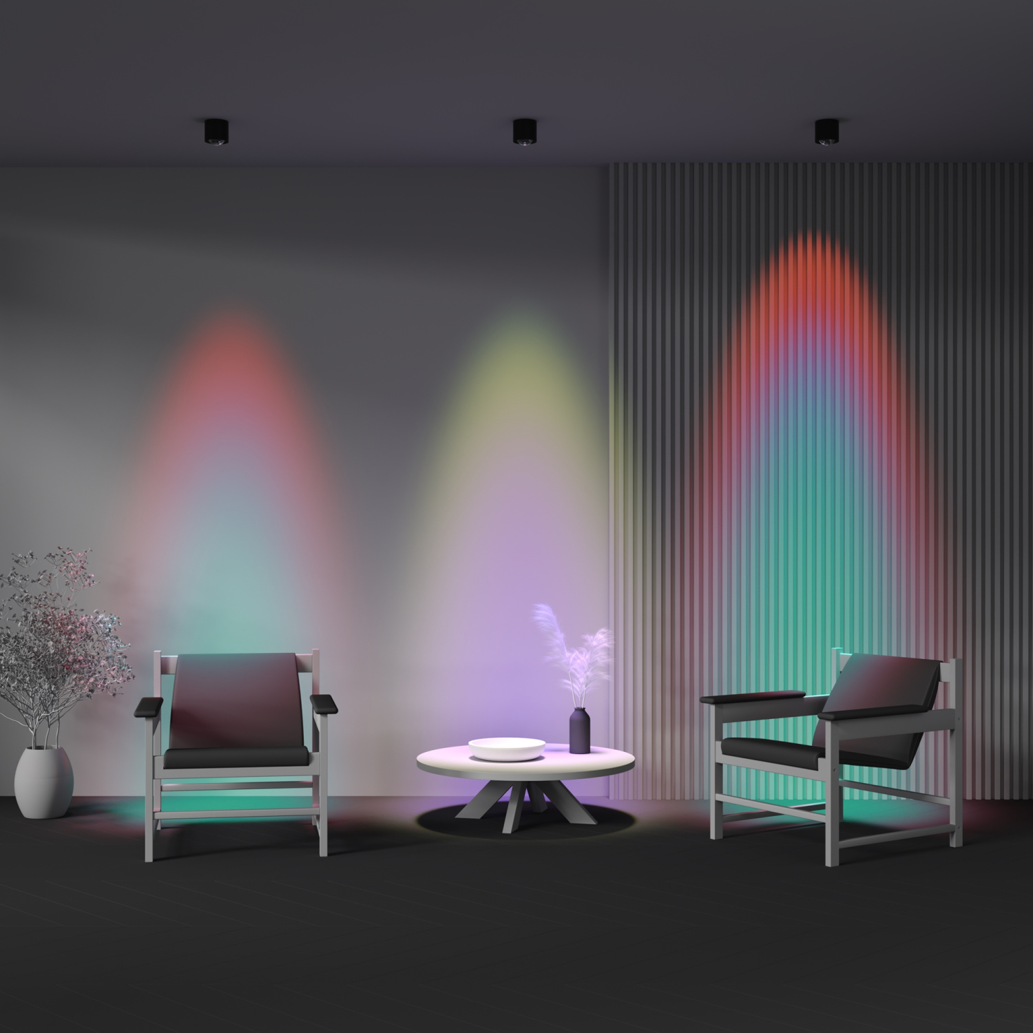 Maytoni Technical Lens Потолочный светильник цвет: черный C217CL-15W4K-B