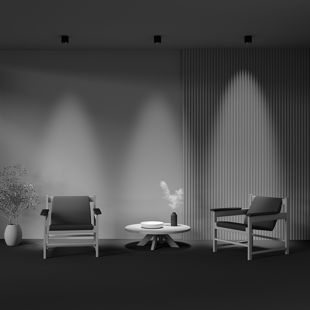 Maytoni Technical Lens Потолочный светильник цвет: черный C217CL-15W4K-B