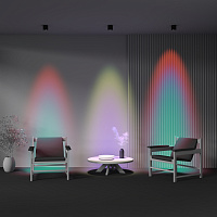 Maytoni Technical Lens Потолочный светильник цвет: черный C217CL-15W4K-B