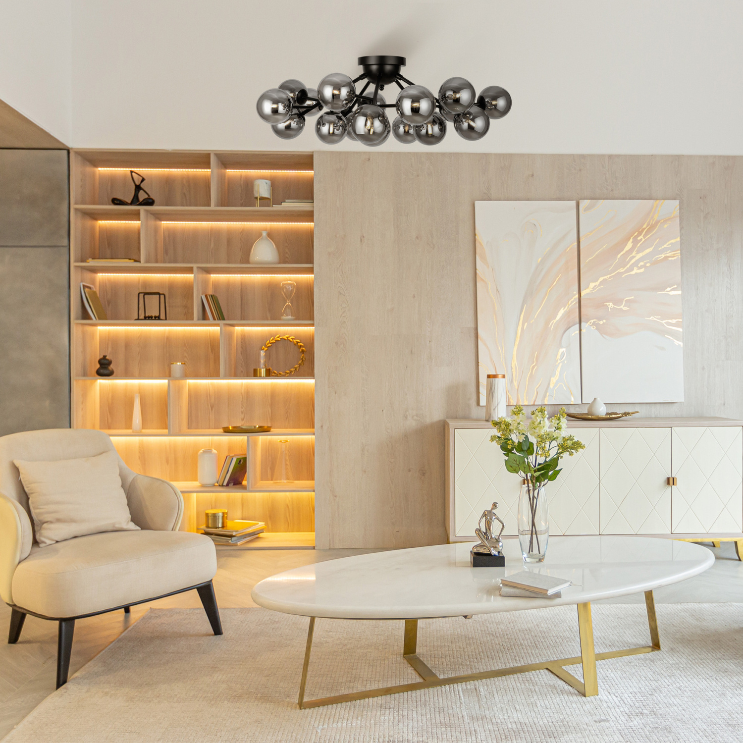 Maytoni Modern Dallas Потолочный светильник цвет: черный MOD545CL-20B