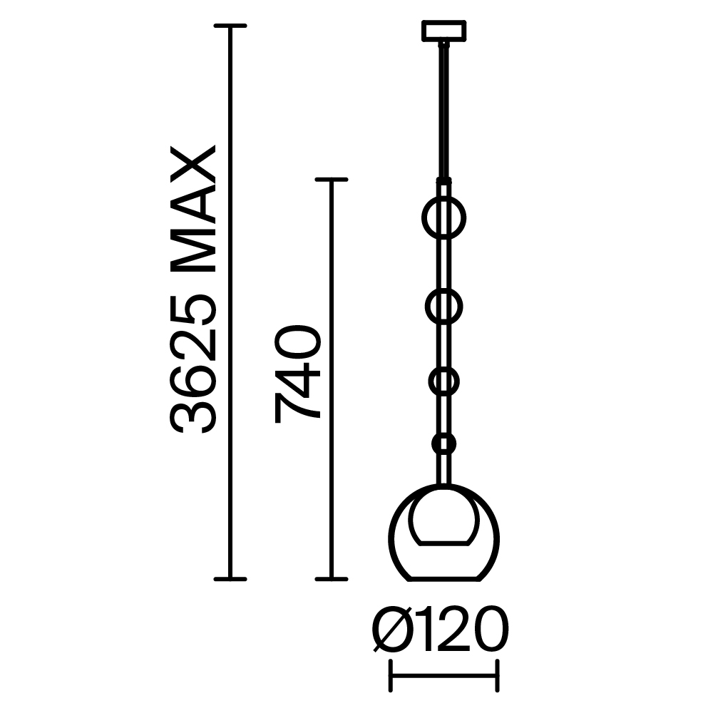 Maytoni Modern Ros Подвесной светильник цвет: латунь MOD227PL-01BS