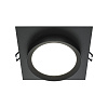 Maytoni Technical Hoop Встраиваемый светильник цвет: черный DL086-GX53-SQ-B