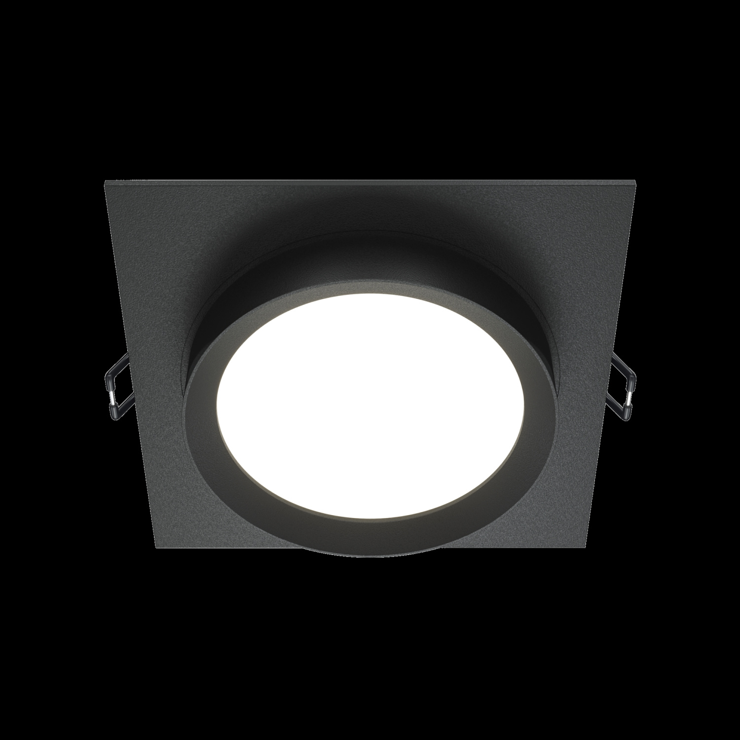 Maytoni Technical Hoop Встраиваемый светильник цвет: черный DL086-GX53-SQ-B