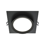 Maytoni Technical Hoop Встраиваемый светильник цвет: черный DL086-GX53-SQ-B