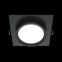 Maytoni Technical Hoop Встраиваемый светильник цвет: черный DL086-GX53-SQ-B