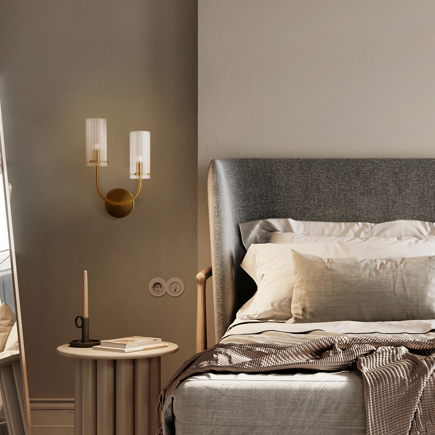 Maytoni Classic Arco Настенный светильник (бра) цвет: латунь MOD223WL-02BS