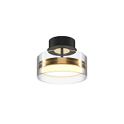 Maytoni Modern Dress code Потолочный светильник цвет: черный и латунь MOD348CL-L18BBS3K