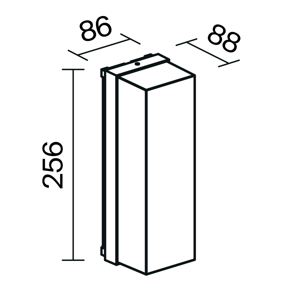 Maytoni Outdoor Conf Настенный светильник (бра) цвет: графит O450WL-01GF