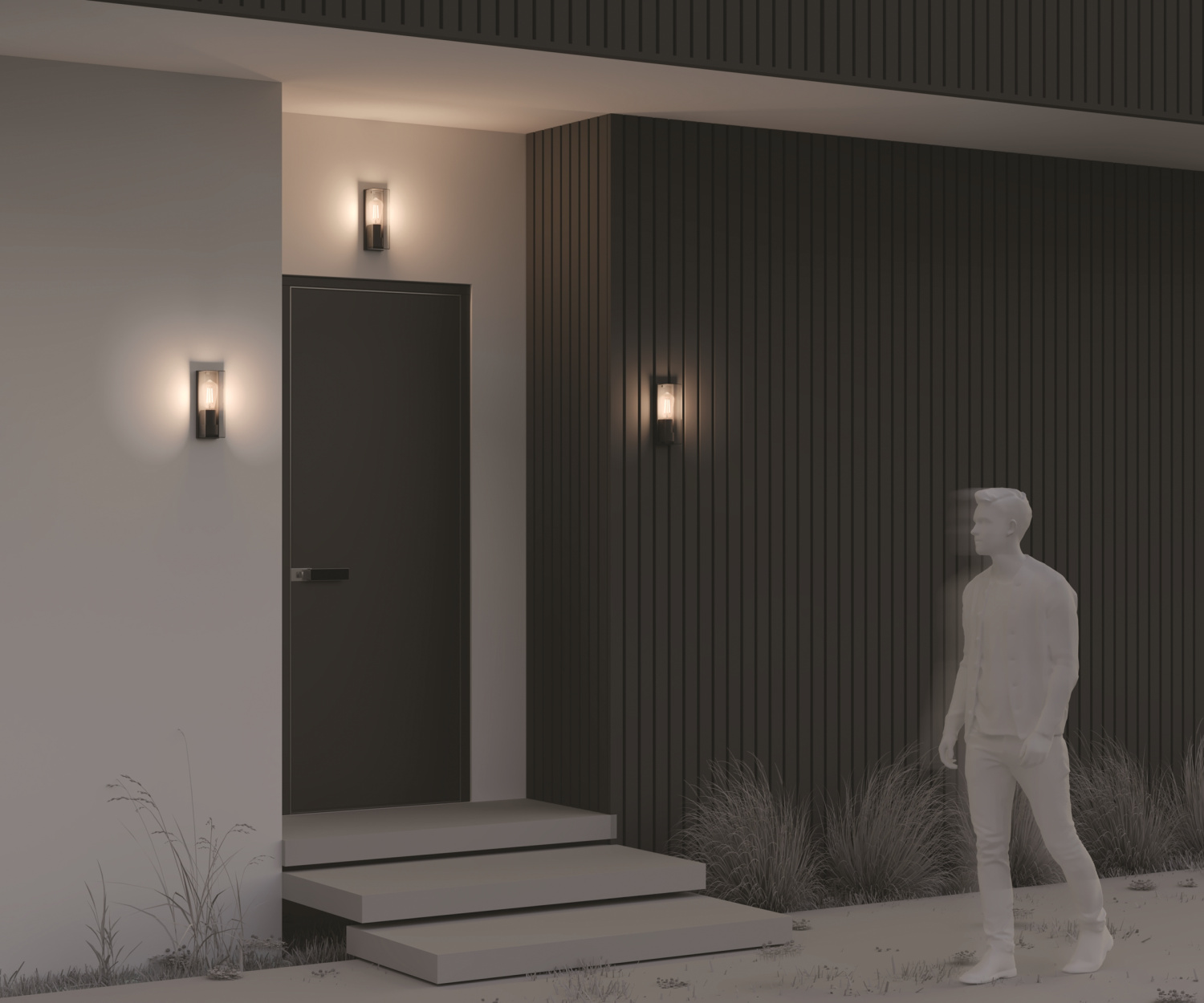 Maytoni Outdoor Conf Настенный светильник (бра) цвет: графит O450WL-01GF