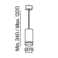 Maytoni Technical Orlo Подвесной светильник цвет: белый P085PL-12W3K-W