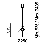 Maytoni Modern Bangkok Подвесной светильник цвет: черный MOD185PL-L6B3K4