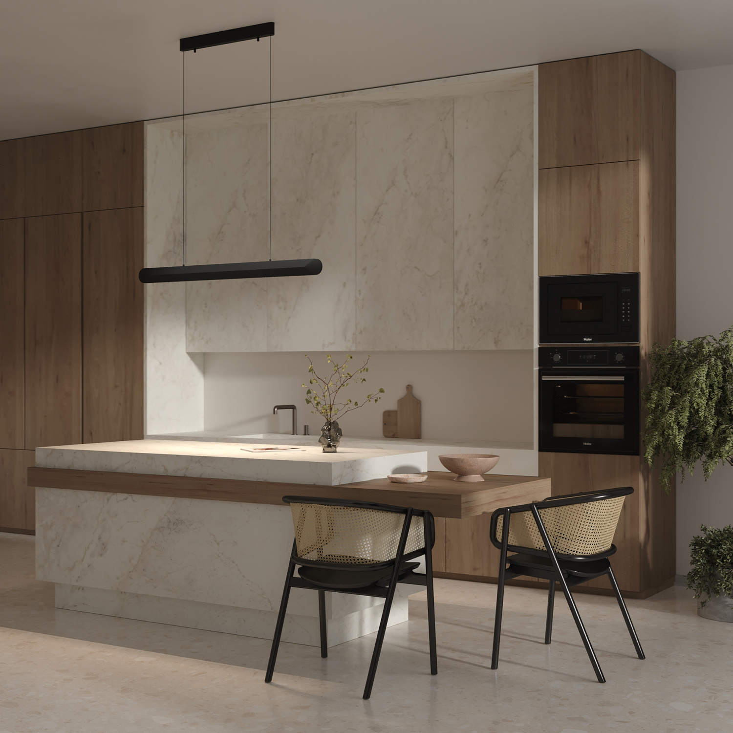 Maytoni Modern Motion Подвесной светильник цвет: черный MOD276PL-L40B3K