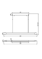 Maytoni Modern Motion Подвесной светильник цвет: черный MOD276PL-L40B3K