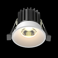 Maytoni Technical Round Встраиваемый светильник цвет: белый DL058-7W3K-W