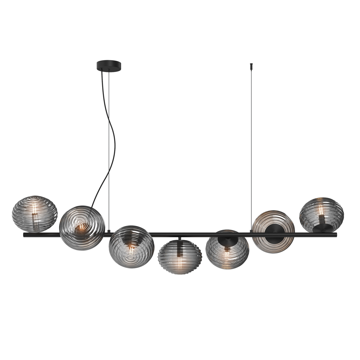 Maytoni Modern Reels Подвесной светильник цвет: черный MOD268PL-07B