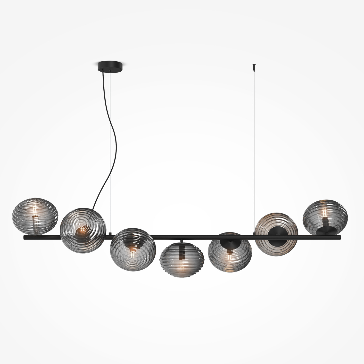 Maytoni Modern Reels Подвесной светильник цвет: черный MOD268PL-07B