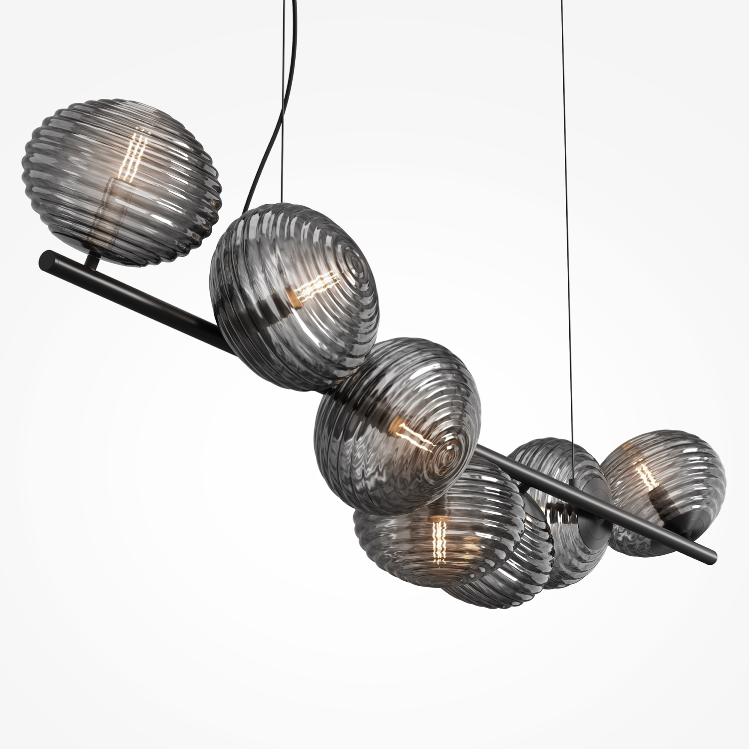 Maytoni Modern Reels Подвесной светильник цвет: черный MOD268PL-07B