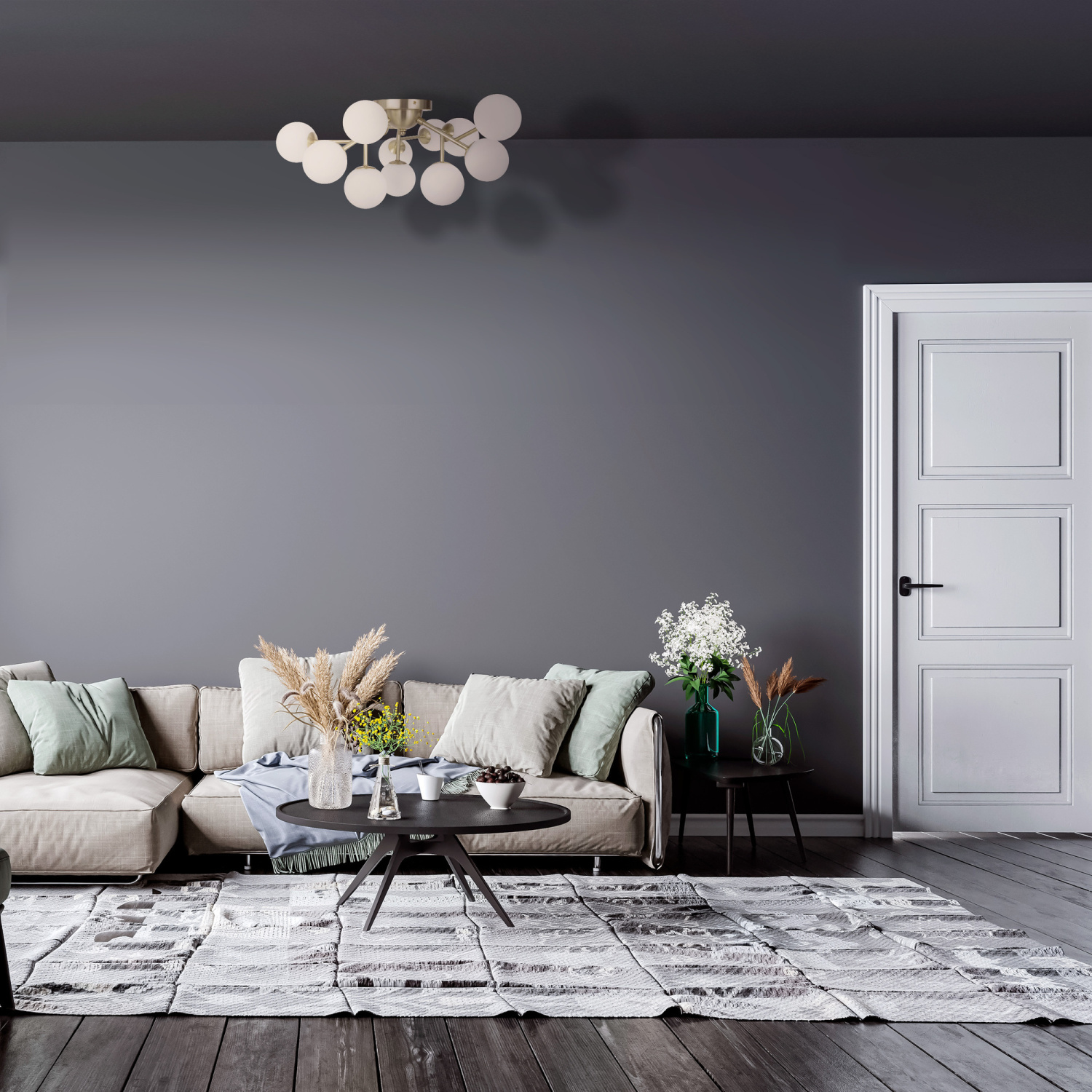 Maytoni Modern Dallas Потолочный светильник цвет: золото MOD545CL-12BS