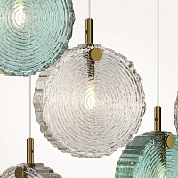 Maytoni Modern Frozen Подвесной светильник цвет: латунь MOD254PL-07BS