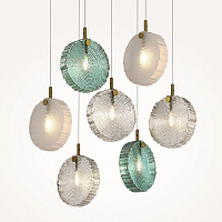 Maytoni Modern Frozen Подвесной светильник цвет: латунь MOD254PL-07BS