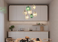 Maytoni Modern Frozen Подвесной светильник цвет: латунь MOD254PL-07BS