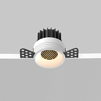 Maytoni Technical Round Встраиваемый светильник цвет: белый DL058-7W3K-TRS-W