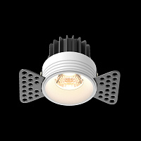 Maytoni Technical Round Встраиваемый светильник цвет: белый DL058-7W3K-TRS-W