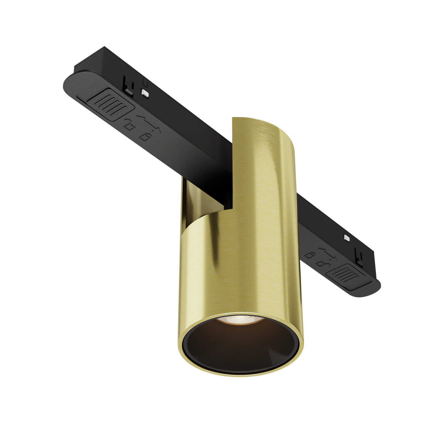 Maytoni Technical Alfa Трековый светильник цвет: латунь TR122-2-7W3K-BS