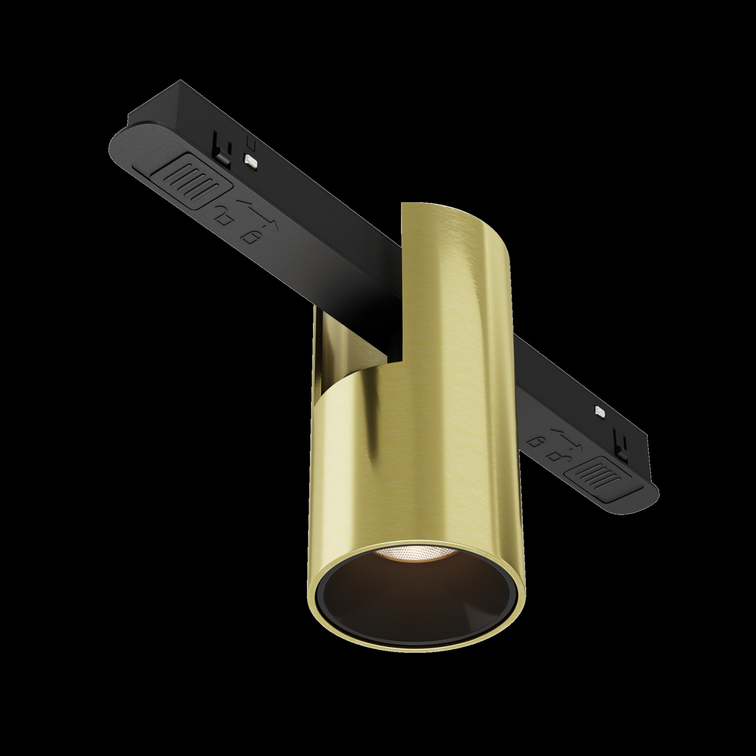 Maytoni Technical Alfa Трековый светильник цвет: латунь TR122-2-7W3K-BS