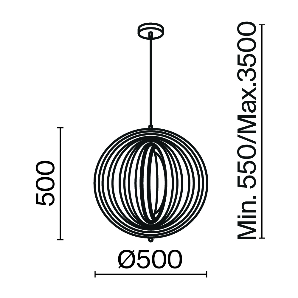 Maytoni Modern Roots Подвесной светильник цвет: черный MOD197PL-01W1