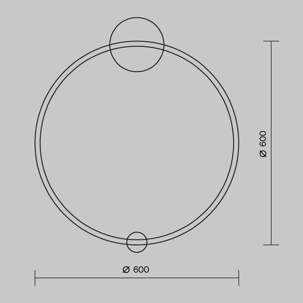 Maytoni Modern Halo Настенный светильник (бра) цвет: латунь MOD005WL-L22BSK1