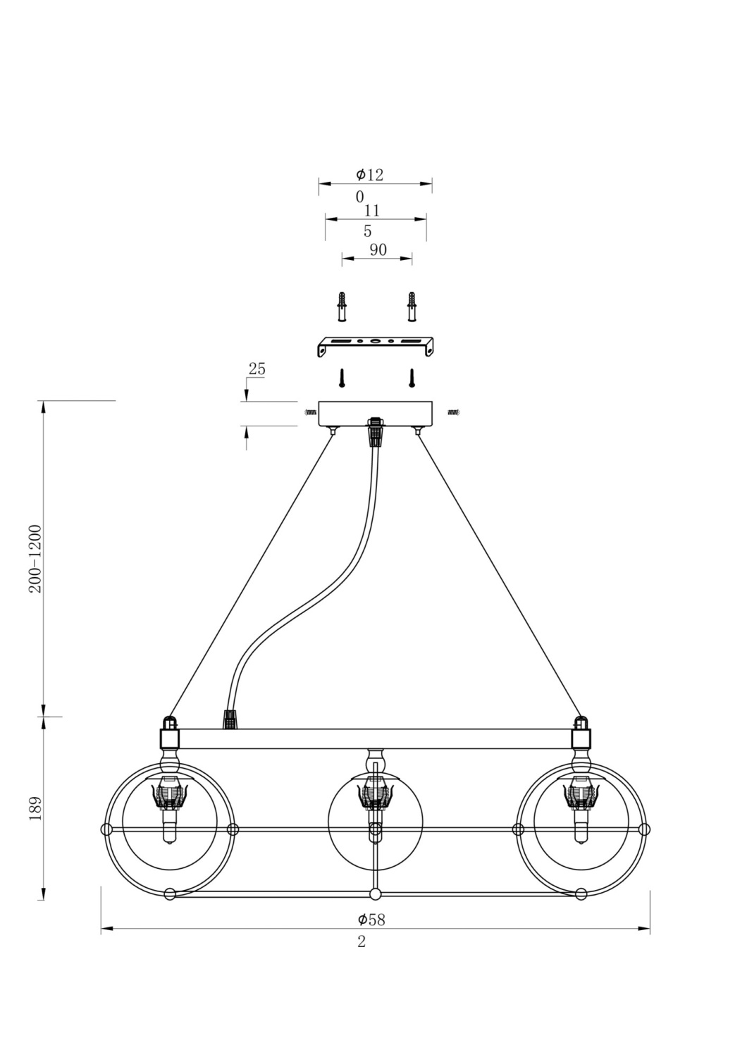 Maytoni Modern Carcass Подвесной светильник цвет: золото и хром MOD312PL-08GCH