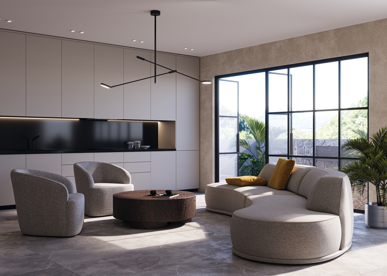 Maytoni Modern Fad Потолочный светильник цвет: черный MOD070CL-L15B3K1