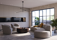 Maytoni Modern Fad Потолочный светильник цвет: черный MOD070CL-L15B3K1