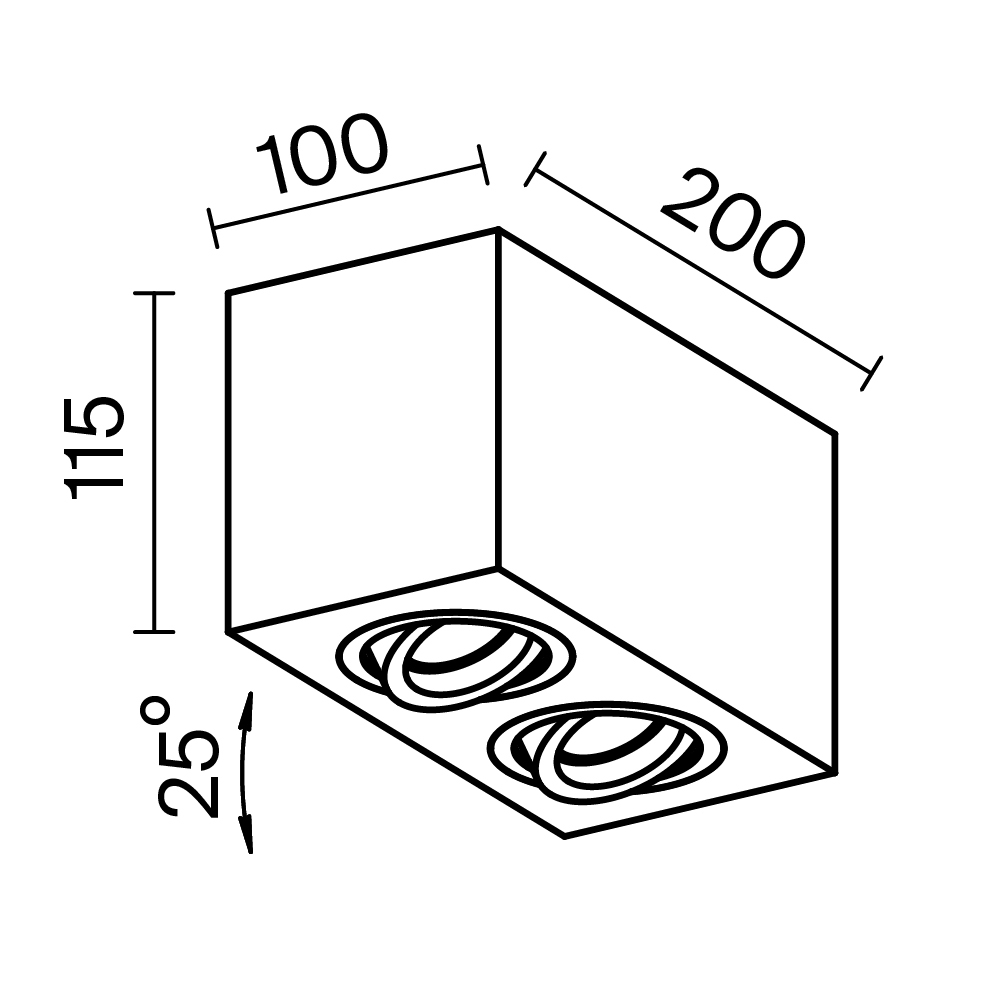 Maytoni Technical Atom Потолочный светильник цвет: белый C017CL-02W