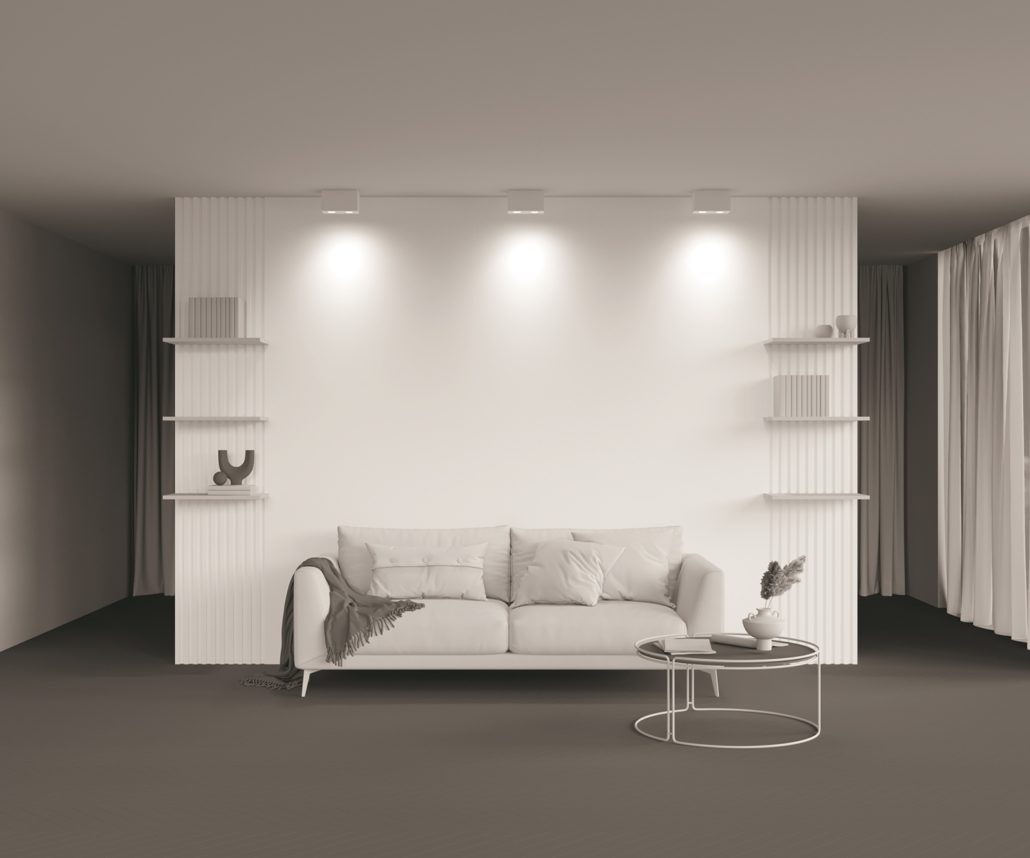 Maytoni Technical Atom Потолочный светильник цвет: белый C017CL-02W