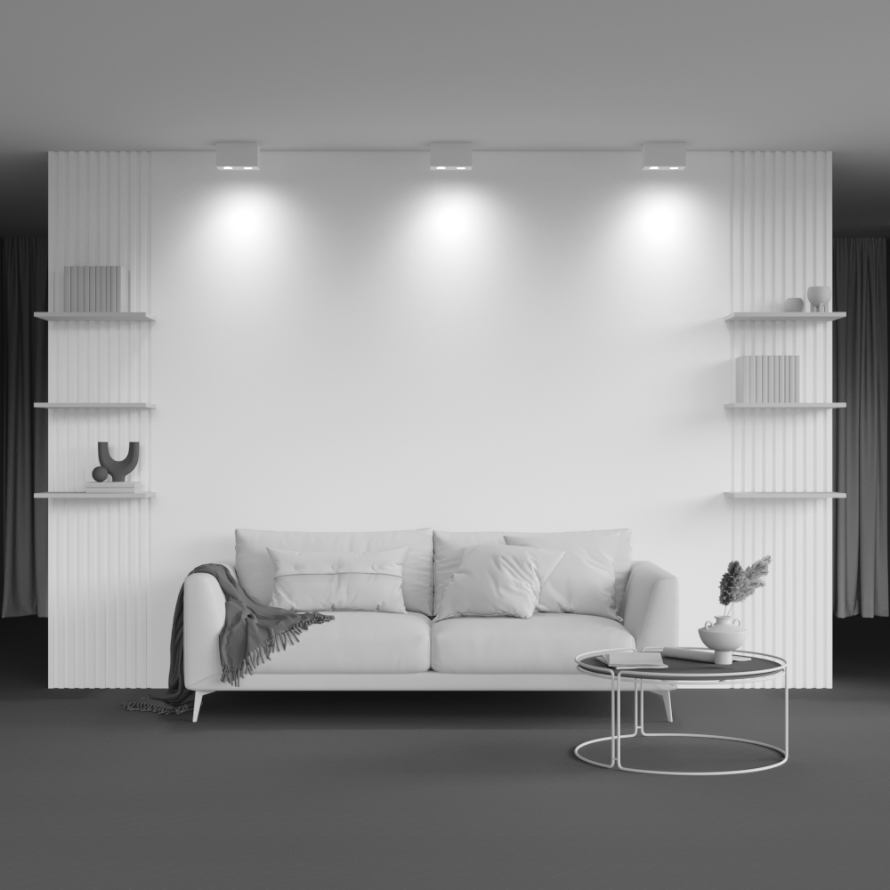 Maytoni Technical Atom Потолочный светильник цвет: белый C017CL-02W