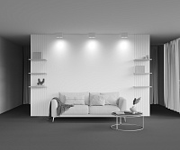 Maytoni Technical Atom Потолочный светильник цвет: белый C017CL-02W