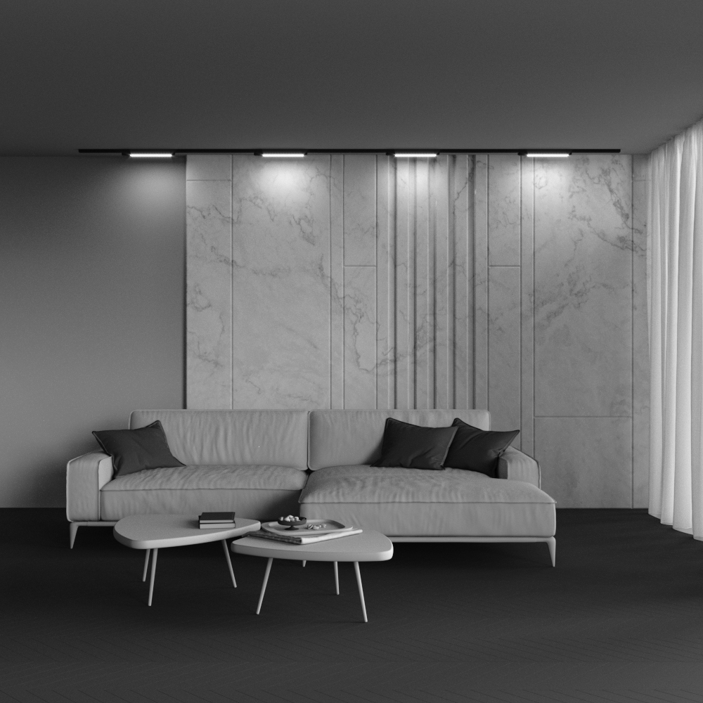 Maytoni Technical Basis Трековый светильник цвет: черный TR000-1-12W4K-B