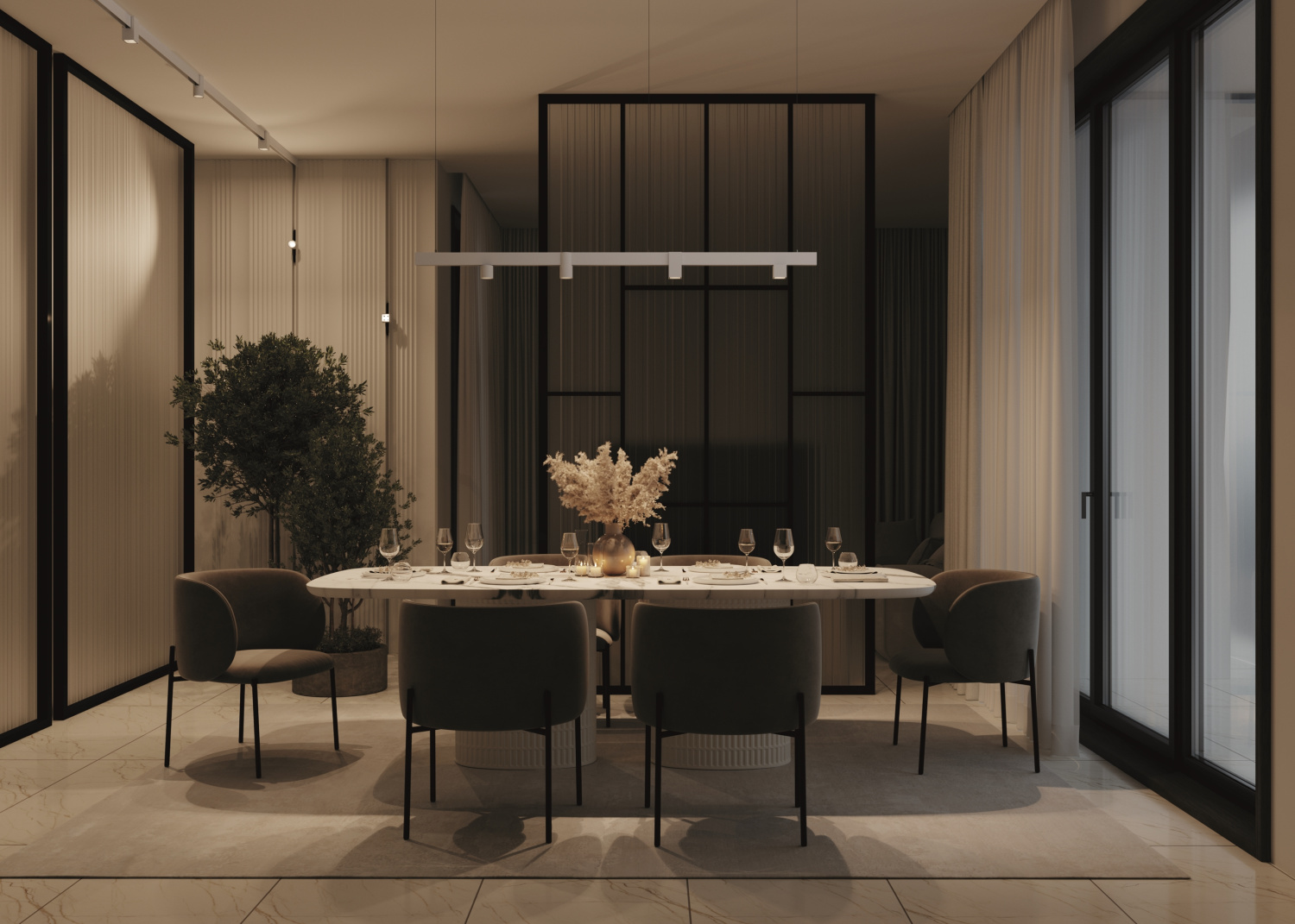 Maytoni Technical Alfa Трековый светильник цвет: черный TR122-2-7W3K-W