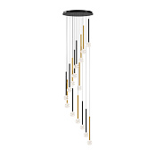 Maytoni Modern Bubble dream Подвесной светильник цвет: черный и латунь MOD383PL-L40BBS3K