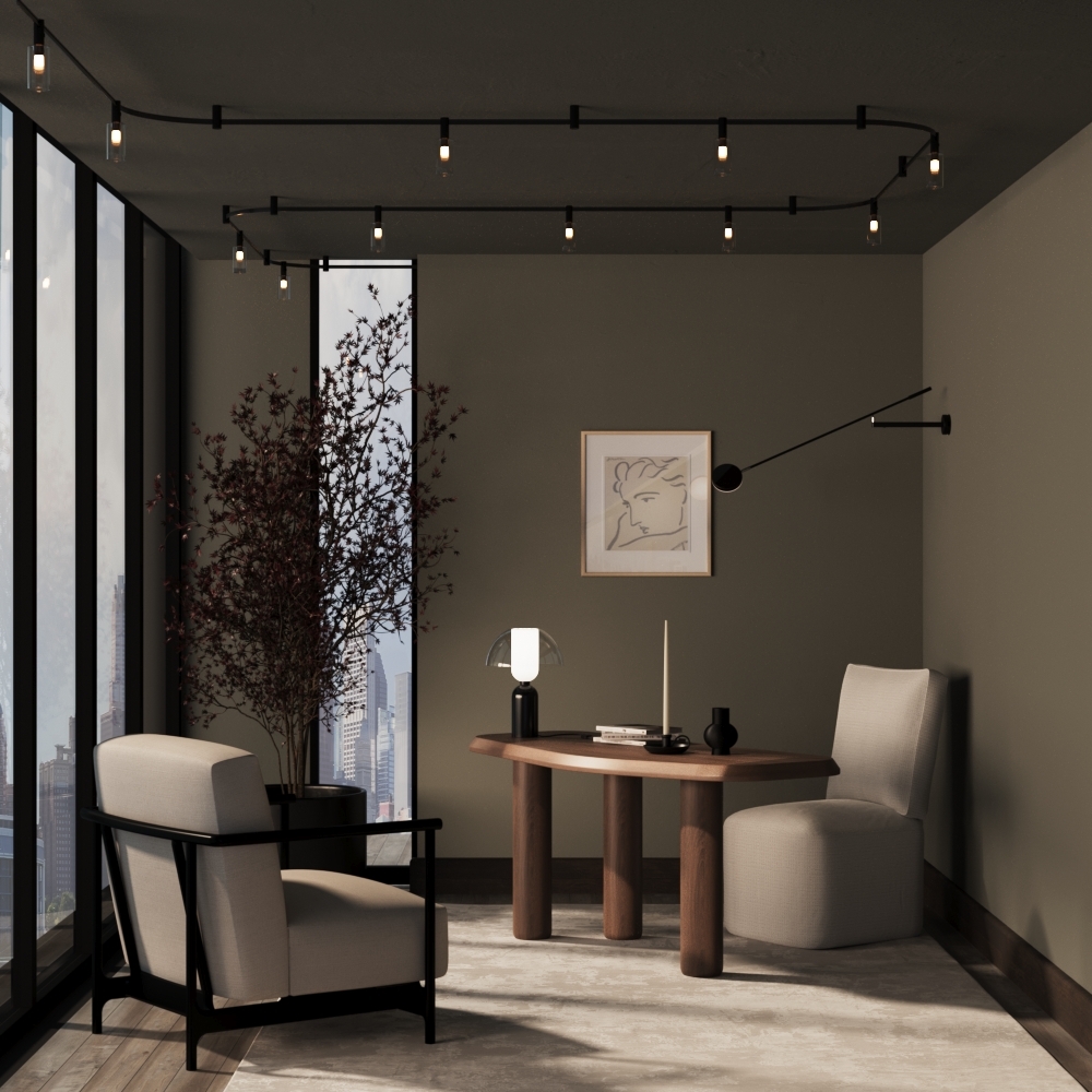 Maytoni Technical Magnum Трековый светильник цвет: черный TR207-1-3W3K-B