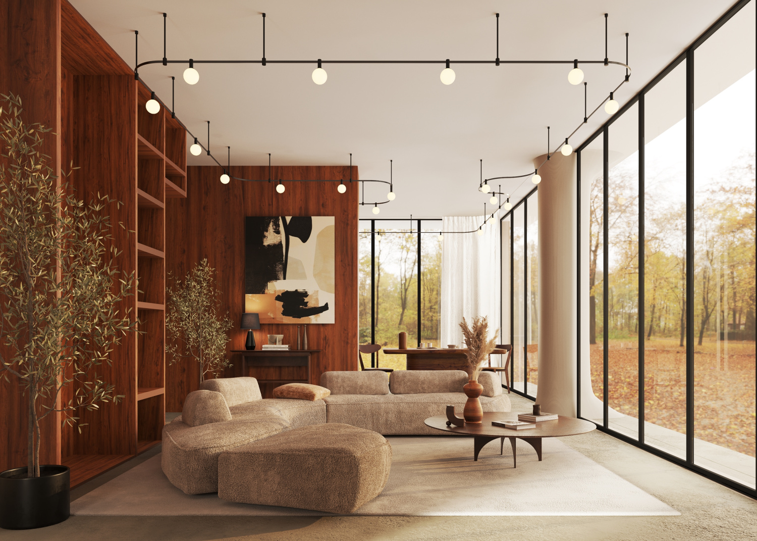 Maytoni Technical Luna Трековый светильник цвет: черный TR208-1-5W3K-B