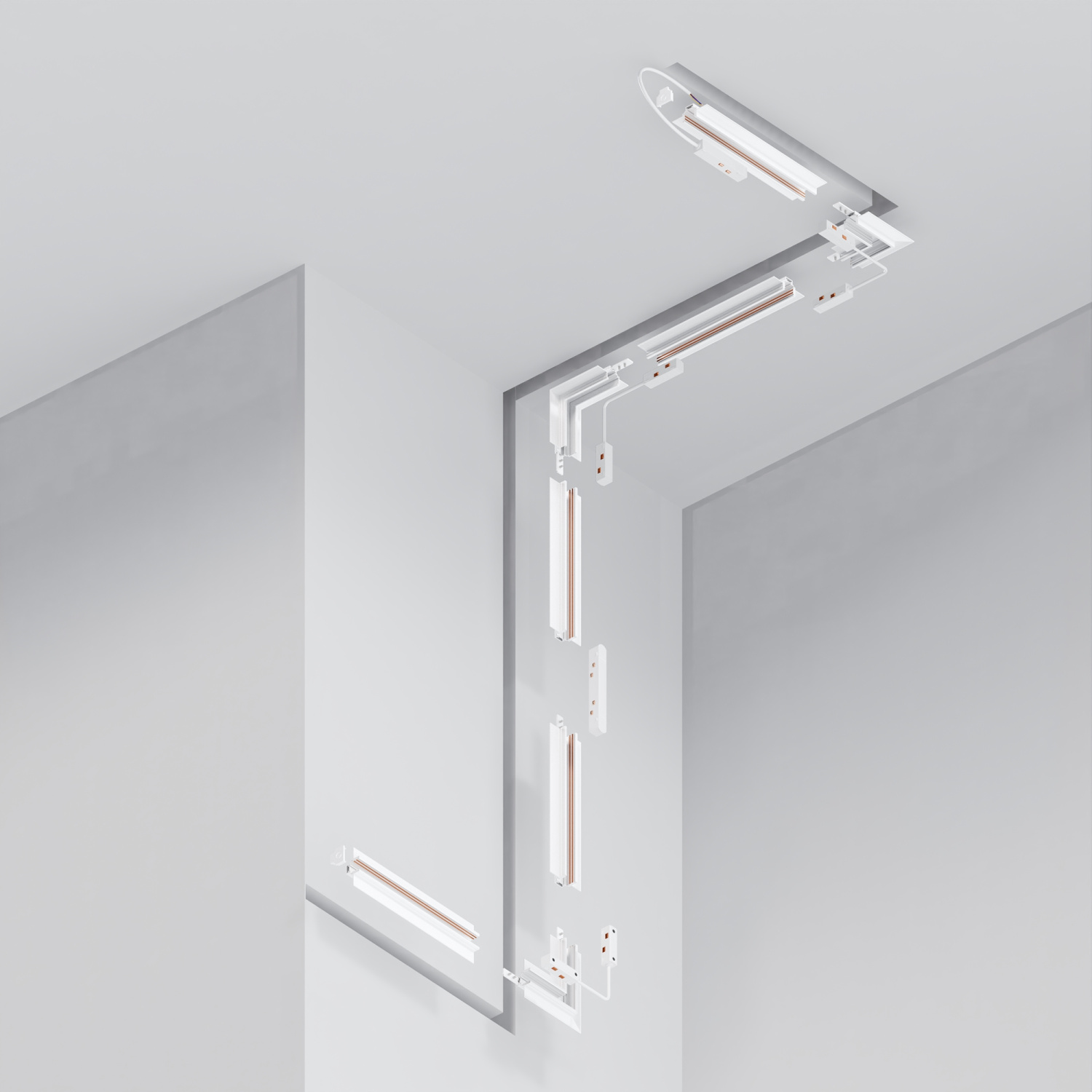 Maytoni Technical Busbar trunkings Exility Шинопровод встраиваемый цвет: белый TRXM034-422W